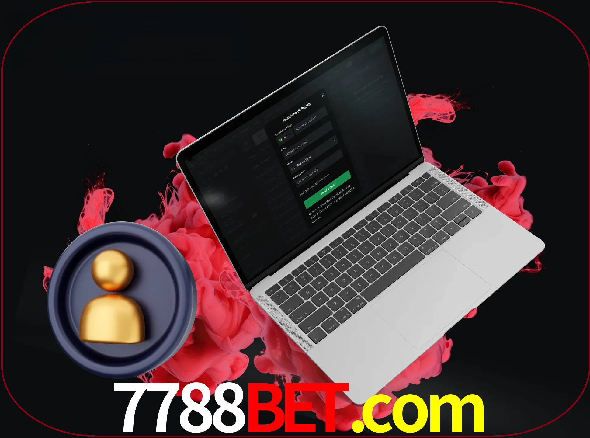 No cabeçalho do site 7788bet, clique no botão que o levará a um formulário especial onde terá de introduzir as suas informações actuais.