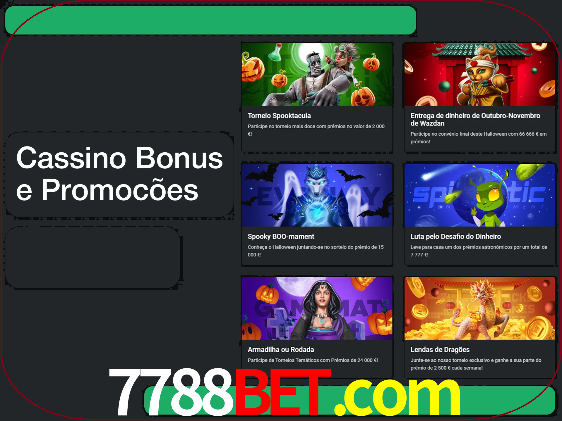 Verifique se há novos bônus de cassino para reivindicar.