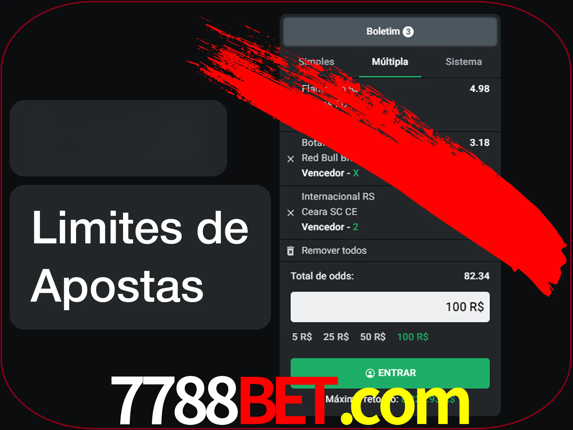 Não faça apostas loucas.